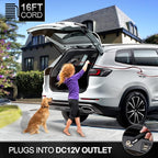 Car Vacuum Cleaner, 12V/106W High Power Handheld Portable Car Vacuum with 16 Ft Cord, Attachments, Filters and Storage Bag, Suitable for All Vehicles (Purple Button)