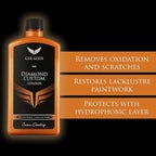 Car Gods Iris Custom Color Orange 3-in-1 Polish Wax Color Restorer & Scratch Remover, 17fl Oz - 16 Colors Available