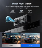 1080P Backup Camera with Backup Sensors Parking Distance Control (PDC) System, Back up Camera Waterproof Clear Night Vision Rear View Camera with 7'' Monitor for Cars/Truck/SUV/RV/Van/Trailer