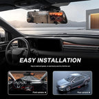 Mirror Dash Cam Front and Rear Dash Car Camera 4 inch 1080P IPS Screen Rear View Mirror Dash Cam Mount with Loop Recording Motion Detection Reverse Assistance