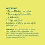 Amazon Brand - Presto! All Purpose Cleaner, Lemon Scent, Streak-Free Formula, Safe for Stainless Steel, 32 fl oz, 2-Pack