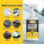 Exterior Cleaner Spray for Cars (10.14 Fl Oz), All Purpose Degreaser & Spot Remover for Sap, Road Grime, Tar, and Stains, Detailing Spray Safe on Paint, Glass, Chrome, Plastic & Trim
