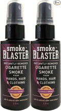 Odor Eliminator Spray, 2 Fluid Ounce (Pack of 2), Safe and Natural Instant Smoke Odor Removal from Hands, Fire, Tobacco, and Cannabis (Marijuana), Black