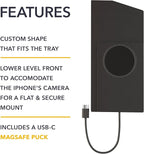 TWRAPS Magnetic Wireless Charging Pad for Ford F-150 Lightning 2021-2026, 25W Type 1, Center Console Fast Qi2.2 Charger Works with iPhone 17 16 15 Pro & Max, Mount Only Compatible with MagSafe Cases