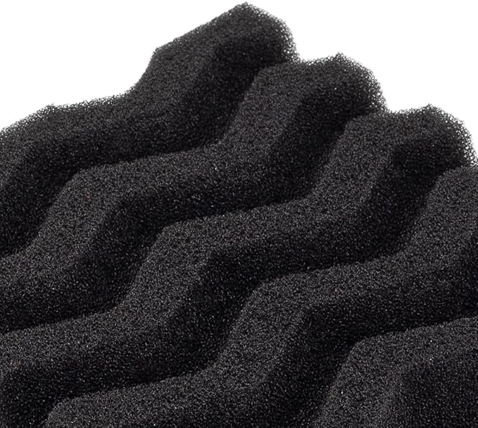 Maxshine Hydro-Tech Tire Foam Applicator Pad Waxing Sponge for Car Detailing, Black & Red (3 Pack)