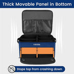 YOREPEK 2 Layer Golf Trunk Organizer, Golf Gifts for Men with Separate Ventilated Compartment for 2 Pair Shoes, Waterproof Car Trunk Locker for Balls, Tees, Clothes, Gloves, Gifts for Golfers