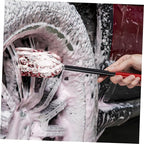 PRETYZOOM 3pcs Wheel Cleaning Brushes Set Soft Bristle Car Detailing Tire Brush for Effortless Wheel Rim Cleaning Versatile for Vehicles Design