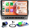 8Core 4G+64G Android 15 Car Radio for Chevrolet Chevy Camaro 2008-2015, Rimoody Car Stereo Wireless Carplay Android Auto GPS 5G-WiFi 9 Inch Touchscreen Bluetooth 5.0 DSP-36 59-UI Themes Backup Camera