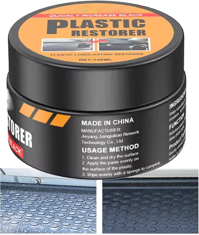 Car Leather Care Cream – Interior Restoration Paste, Deep Conditioning Formula, Long Lasting Shine Protection, Soft Texture Application, Non Greasy Finish | Ideal for Auto Detailing Dashboard Door