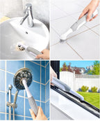 kHelfer Electric Cleaning Brush with Battery Power, KH6A Small Electric Grout Brush&5 Replacement Brush, Lightweight Waterproof Stainless Steel Wire Brush for Grout, Tile, Corner, Kitchen, Bathroom