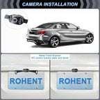 HD 1080P Backup Camera for Cars - Night Vision, 170° Wide Angle, Waterproof, Easy Installation, Clear Image for Trucks, SUVs, Vans, Sedans - Enhanced Parking Safety