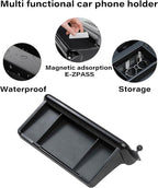 Car Phone Holder for KIA Telluride 2020 2021 2022 Accessories Apply to 10.25 Inch Touch Screen 15W Fast Wireless Charger Screen Fixed Clip Cell Phone Mount