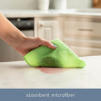 S&T INC. Microfiber Cleaning Cloth, Bulk Microfiber Towel for Home, Reusable and Lint Free Cloth Towels for Car, Assorted Colors, 11.5 Inch x 11.5 Inch, 12 Pack