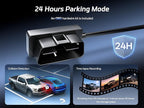 Pelsee 4K+2.5K Mirror Dash Cam with Front Starvis 2 IMX678 & Rear IMX335, 12" Rear View Mirror Camera, Color Night Vision, 5.8GHz WiFi, ADAS & BSD, Included OBD Hardwire Kit, 128GB Card, P12 Pro Max