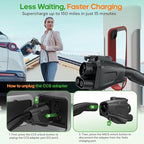 NACS to CCS Electric Vehicle Adapter for Tesla Supercharger, 500 Amps/1,000V Fast DC Charge CCS1 EV‘s, Compatible with Ford, GM, Nissan, Volvo, Rivian, Hyundai and More - UL 2252 SGS Certified