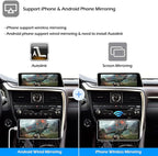 Compatible with Lexus Wireless CarPlay + Android Auto + Mirrorlink Retrofit Kit, Support NX UX LC RC 2014-2019, ES 2015-2019, GS LS RX LX 2016-2019 with Joystick/Small Touchpad