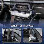for Model Y Juniper Under Screen Storage Organizer 2025-2026 Upgrade, Model 3 Highland Center Console Organizer Tray 2024-2026 for Tesla Model Y Juniper Accessories, White
