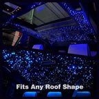 VASTFIRE 16W Starlight Headliner Kit 500 pcs Fiber Optic Star Ceiling Light Constant-On RGBW App/Remote Control for Car Roof Interior Decoration