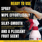 Smilyeez Listing for Wurth Cockpit Care Spray, 500ml (2 Bottles) – Silicone-Free Interior Cleaner with Carnauba Wax & Jojoba Oils for Satin Matte Finish & Pocket Screwdriver
