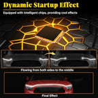 DIBMS 71-inch High-Brightness Car Hood Gap LED Light Strip - Daytime Running Lights Universal Auto Exterior Decor Accessories (White)