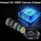 HD 1080P Backup Camera Plug & Play: Easy to Install in 15 Minutes Starlight Night Vision for Backing Up Safely in the Dark - Real-time Image Zero lag Rear View Camera with Monitor for Cars Trucks SUVs