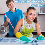 Nuenen Cleaning Cloths for Cars 16 x 16 Inch Ultra Absorbent Towels Drying Microfiber Reusable Cleaning Supplies House Kitchen Window Microfiber Towel(Light Blue,60 Pcs)