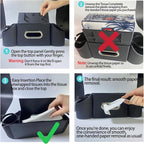 4-in-1 car organizer back seat, Multi-Pocket backseat car cup holder, Universal back seat cup holders for cars, car organization, for Travel & Daily Use (METER)
