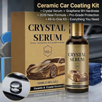 Ceramic Car Coating Kit - Crystal Serum, 9h Graphene Ceramic Coating, 2026 New Hardness Professional Ceramic Coating for Car, Long Lasting Car Protection, Gloss Hydrophobicty Anti Scratch (1Pcs)