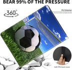 for Kindle Paperwhite Case,6.8" Kindle Paperwhite 11th Generation Case and Kindle Paperwhite Signature Edition,Leather Slim Adjustable Stand Cover with Auto Wake/Sleep,Football Field