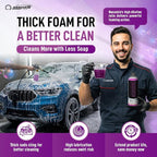 Nanoskin HYPER SUDS Foaming Car Wash Shampoo 30 Gallons - Ultra Concentrated: Works with Foam Cannon, Foam Gun, Bucket Wash, Pressure Washer | Ideal for Use in Mixing/Metering systems | 800:1 Dilution