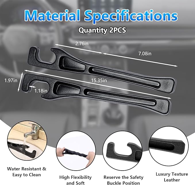 【Compatible with Ford Explorer】 Side Gap Fille,No Drop Seat Guard for Ford Explorer, Drop Seat Guards for Cars(2Pcs) with Emergency Keychain Car Escape Tool (2Pcs)