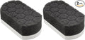 Chemical Guys ACC220 White Easy Grip Soft Hex Logic Applicator Pad, 2 Pack