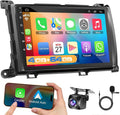 4GB+64GB Car Radio for Toyota Sienna 2011-2014,9 inch QLED Touchscreen Android 13 Stereo - Wireless Carplay & Android Auto,GPS Navigation & Bluetooth