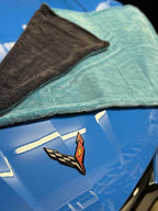 1600gsm MEGA Scratch Free XL Ultra Absorbent Blue Microfiber Professional Car Drying Towel, Twisted Loop 24" x 36" for Detailing Cars (1)