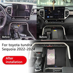for Toyota Tundra Sequoia 2022-2024 Car Center Console Phone Charger Fast Wireless Charger Charging Plate Charging Holder