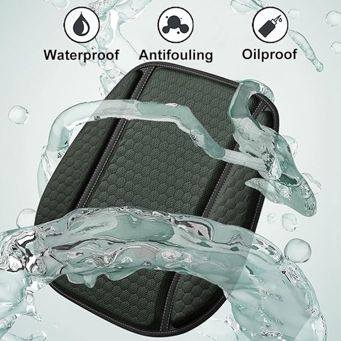 JSCARLIFE Gel Seat Cushion, Cooling Truck Seat Cushion Breathable Car Seat Cushion, Honeycomb Design Egg Cushion Chair Pad, Seat Cushion for Car