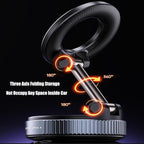 Car Phone Holder for Magsafe 360° Adjustable Car Phone Mount [78+LBS Strongest Suction & 2400gf Magnetic] Phone Holders for All Car for iPhone 17 Pro Max 16 15 14 13 12 Air Plus (Black)