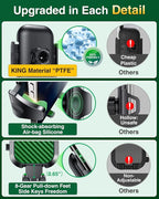 VANMASS Phone Holders for Your Car Ultimate Military-Grade Car Phone Holder Mount【Patent & Safety Certs】 Upgraded Shockproof Truck Air Vent Phone Mount for iPhone 17 Pro Max 16 Samsung Android,Green