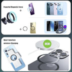 fits MagSafe Car Mount [20 N52] Magnetic Phone Holder for Car, Hands Free iPhone Car Holder Dash Mount for Car Fit for iPhone 1514 13 12 Pro Max Plus Mini,