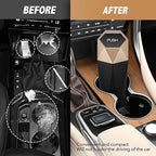 Car Trash Can with Lid - 1-Pack, Interior Accessories for Vehicles, Leakproof Garbage Can with 15 Detachable Trash Bags, Multipurpose Organizers and Storage Solutions for Home and Office