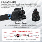 NACS to CCS1 Adapter for Tesla Supercharger - 250KW Max DC 500A 1000V, Compatible with Ford GM Hyundai Kia Rivian EVs,V3/V4 Charging Station Accessory, EV Car Charger Accessories