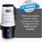 Prolux Professional Shop White Wall Mounted Garage Vac, Wet Dry Pick Up