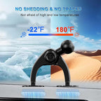 Car Phone Holder for Pop Socket, Dashboard Socket Grip Car Mount Dual Adhesive Base for Any Surfaces, Dash Sockets Phone Mount for Car, Works for iPhone Samsung All Smartphones with Pop Grip