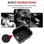 Autorder Center Console Organizer for 2022-2026 Volkswagen Taos/ 2018-2024 VW Tiguan,Taos/Tiguan Interior Accessories Armrest Storage Box Secondary Insert Tray with Non-Slip Silicone Mats