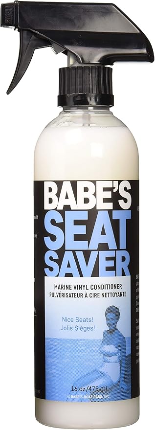 Babe’s Seat Soap & Seat Saver Pint Bundle – Marine Vinyl Cleaner and Conditioner for Boat Seats & Upholstery | Interior Care Kit for Vinyl Surfaces | Compact Size for Small Boats or Travel