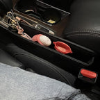 YLXGT Car Seat Gap Filler Organizer and Storages Automotive Accessories Universal for Car SUV Truck Fill The Gap Between Seat and Console Stop Things from Dropping Black 2Pcs