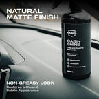Nasiol CabinShine | Interior Trim Protectant Spray for Car– Restores Faded Trim, Plastic, Vinyl & Rubber – UV Protection, Dust & Grime Repellent, Non-Greasy, Water-Resistant – 16.9 oz