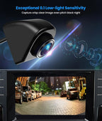 AUTO-VOX 180° Front/Backup Camera, OEM Mini Style, Screw-Free Easy Install, Side/Rear View Camera, IP69K Waterproof & 0.1Lux Low Light Back Up Camera for SUV/Pickup Truck/RV/Van/Camper/Car