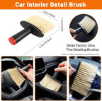 XINDELL Windshield Cleaner Tool, Extendable Car Window Cleaning Kit with 360° Rotating Head, All Purpose 10pcs Interior Exterior Glass Cleaner for Cars Trucks SUVs, with Microfiber Pads & Towels