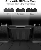 Zanch Tesla Trash Can, Multi-Use & Easy to Clean, Rear Center Console Organizer Designed for Model Y (2020-2025), Tesla Model Y Accessories 2025 [Not fit for New Model Y Juniper] - Hinged Lid